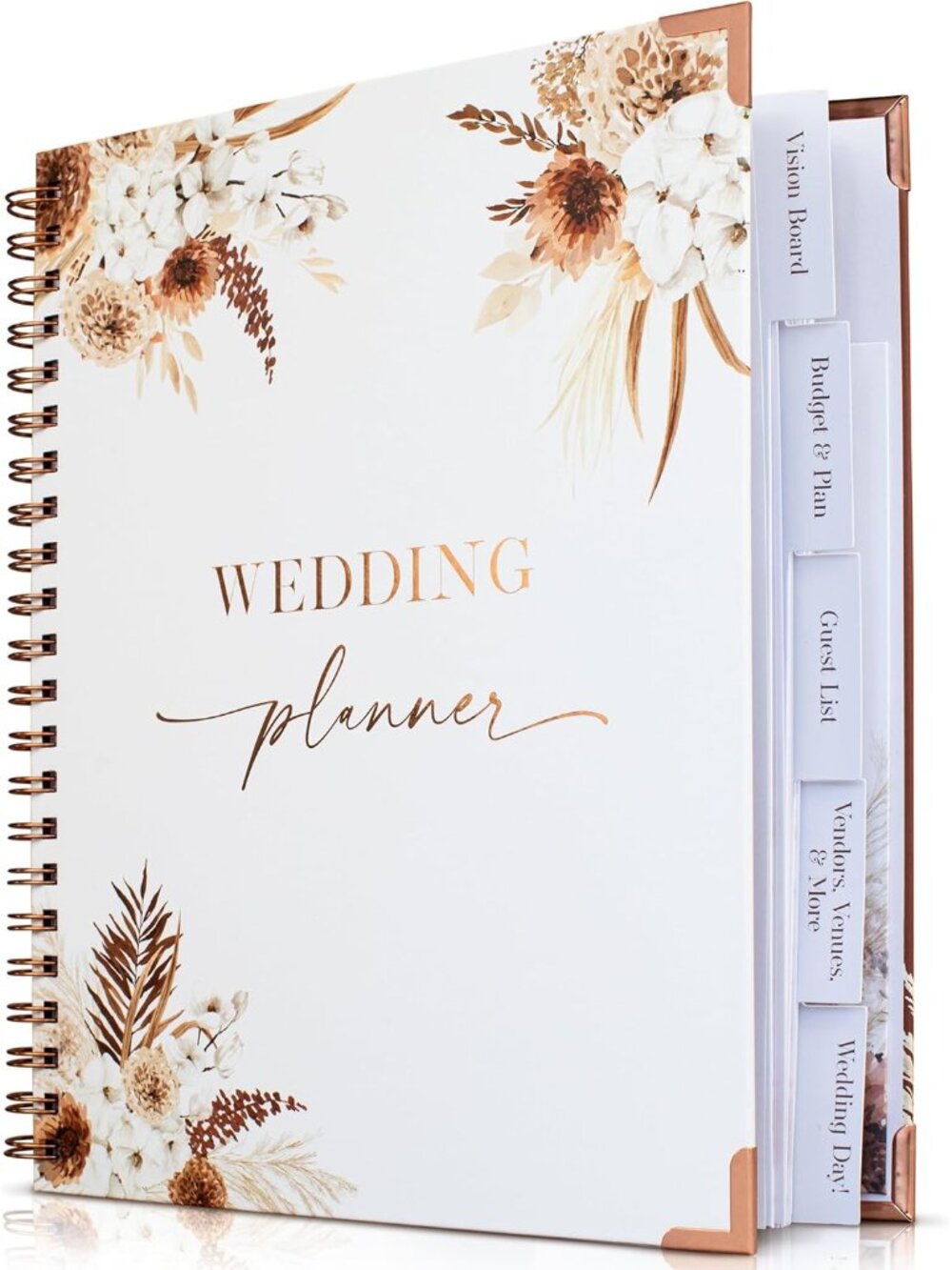 Beautiful Boho Wedding Planner Book and Organizer - Unique Engagement Gift